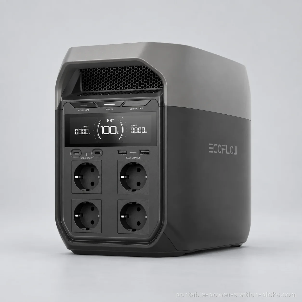 EcoFlow DELTA 3, studio product shot