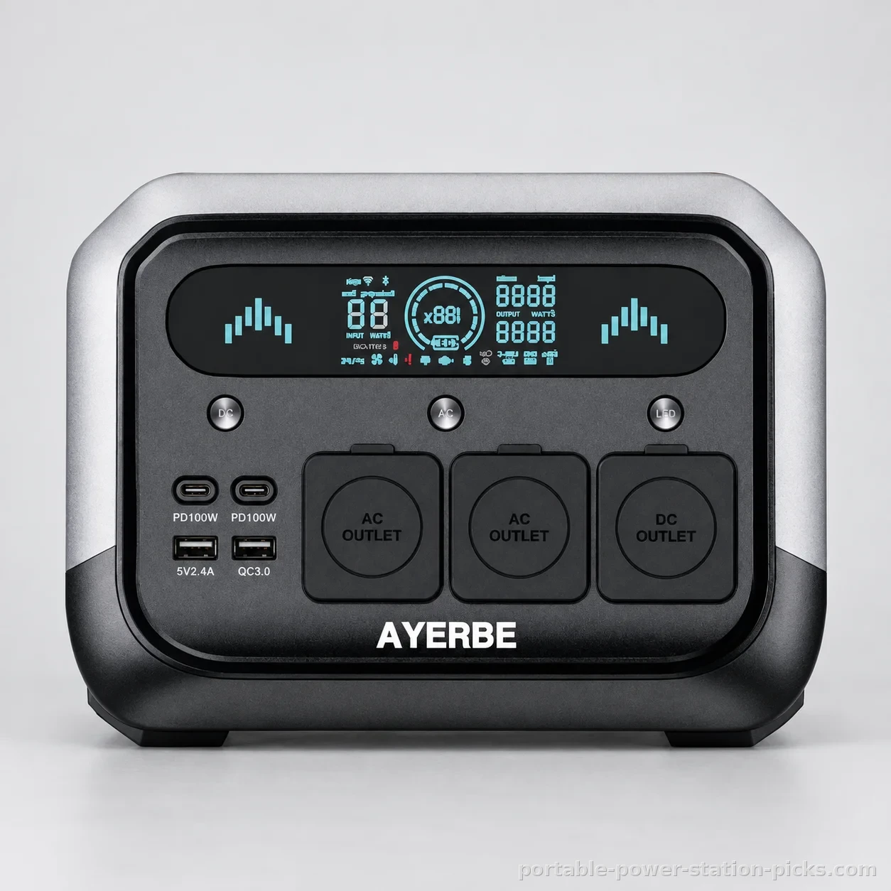 Ayerbe AY-512 Wh / 700 W, studio product shot