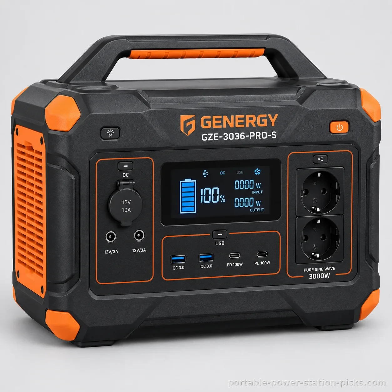 GENERGY GZE-3036-PRO-S, studio product shot