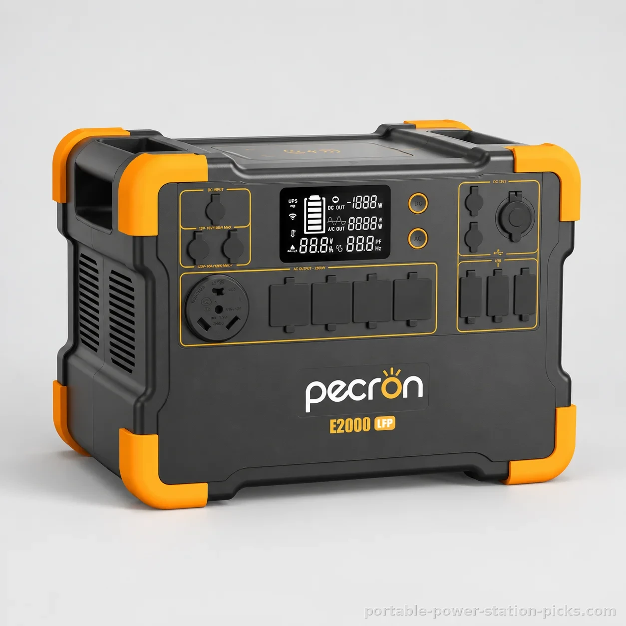 PECRON E2000LFP, studio product shot